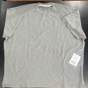 I Love Ugly Heavy box tee in washed grey